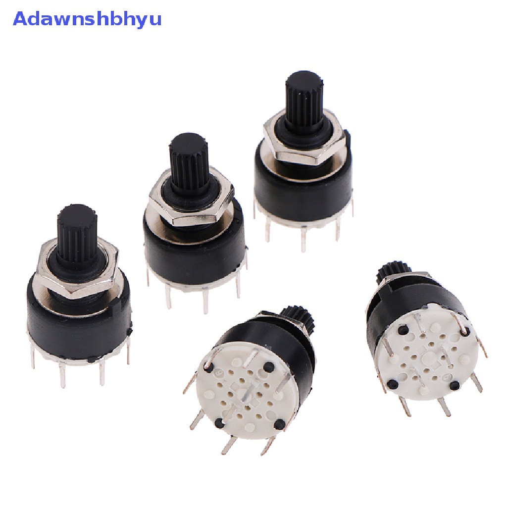 Adhyu SR16MM Saklar Putar 2tiang 34posisi 1tiang5 6 8posisi Axis Band Switch ID