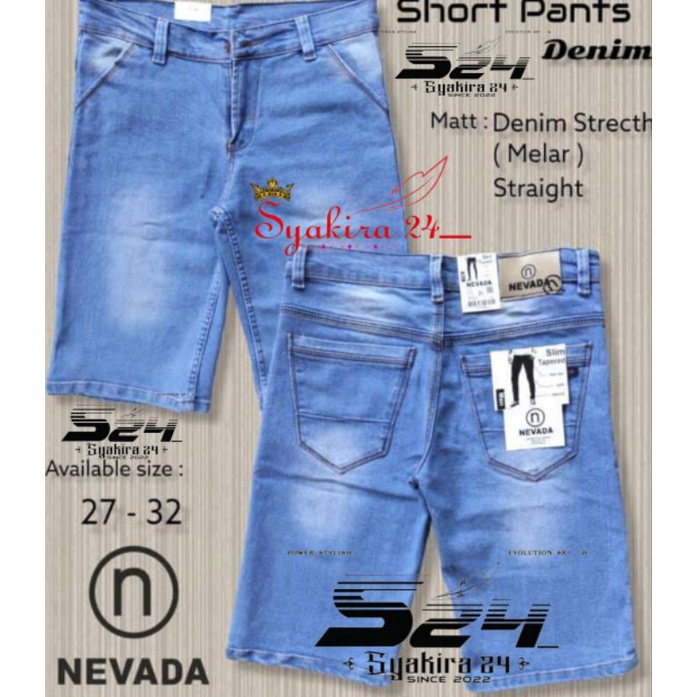 CELANA JEANS PENDEK NEVADA STREET MELAR