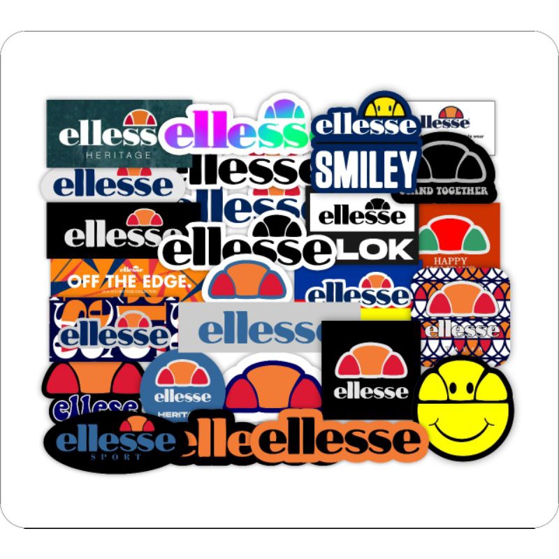 

PAKET STIKER BRAND EELLEESSEE ISI 25PCS BAHAN GRAFTAC WATERPROOF HIGH QUALITY