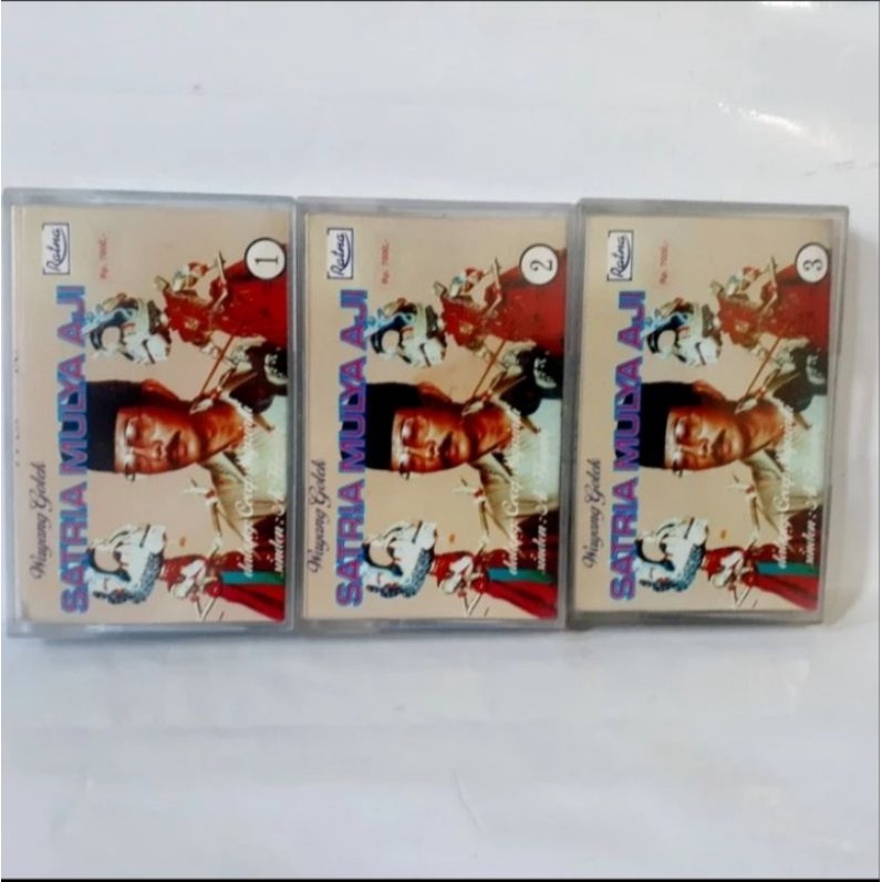 Kaset Wayang Golek Dalang Cecep Supriadi Satria Mulya Aji Set 3 Kaset