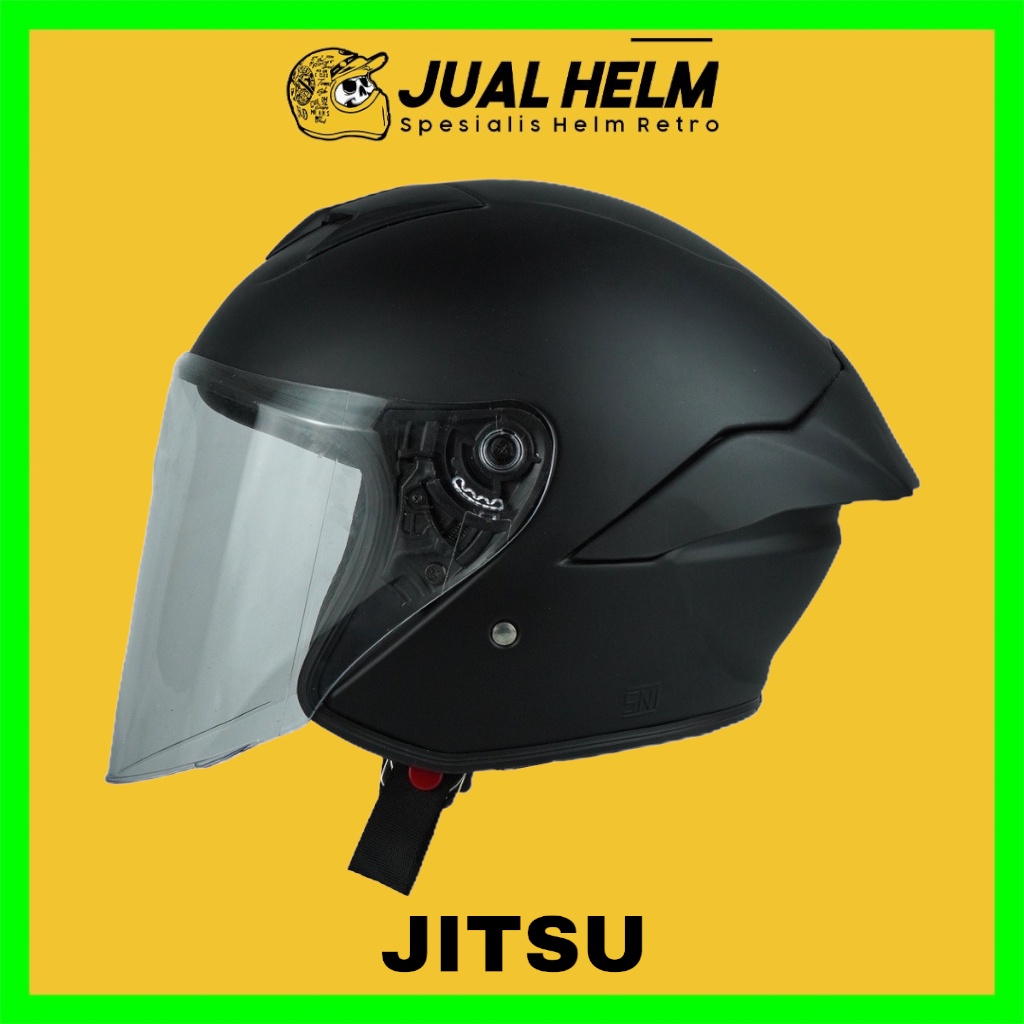 HELM JITSU JS1 SERIES SOLID BLACK DOFF