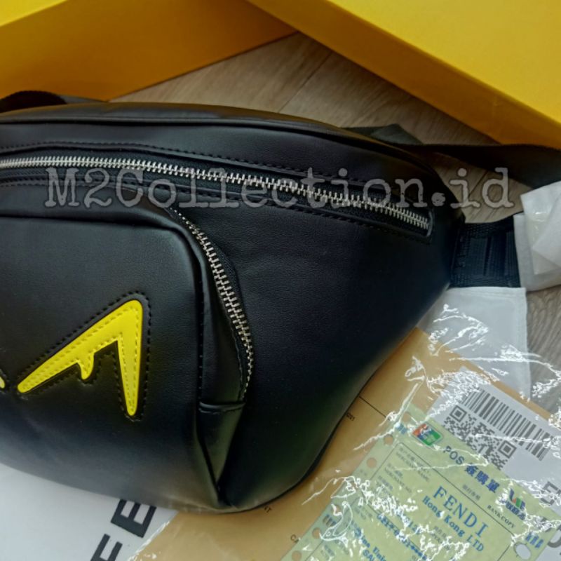 Waistbag Fendi Eyes Diabolic Tas Pinggang Belt Bag Premium Quality