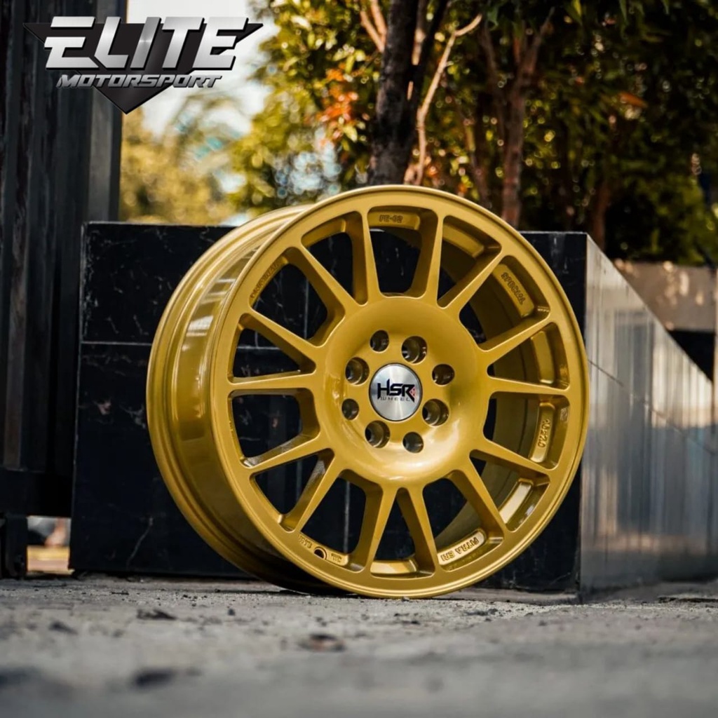 Velg HSR FE02 GOLD Ring 15 Luban 4 Velg Mobil Brio Agya Ayla Mobilio