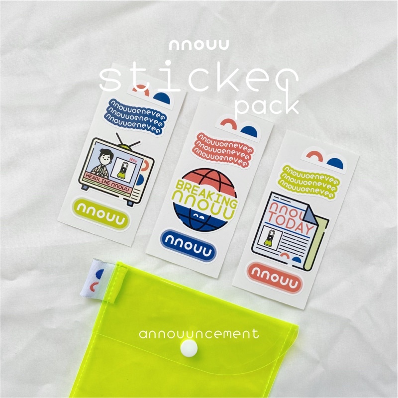 Nnouu Sticker Pack | Stiker Vinyl
