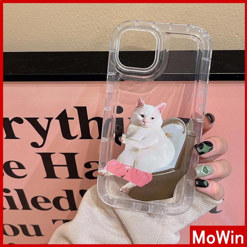 For iPhone 14 Pro Max iPhone Case TPU Soft Case Clear Case Airbag Shockproof Funny Cat Compatible For iPhone 13 Pro Max iPhone 12 Pro Max 11 7Plus 8Plus 6Plus XR xs