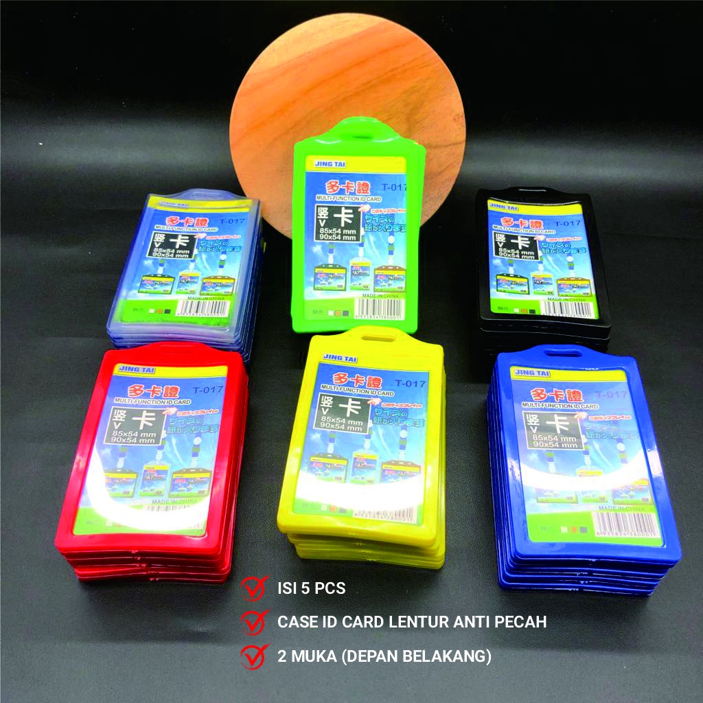 

ID Card Holder Case ID Card Lentur Anti Pecah 5 Pcs