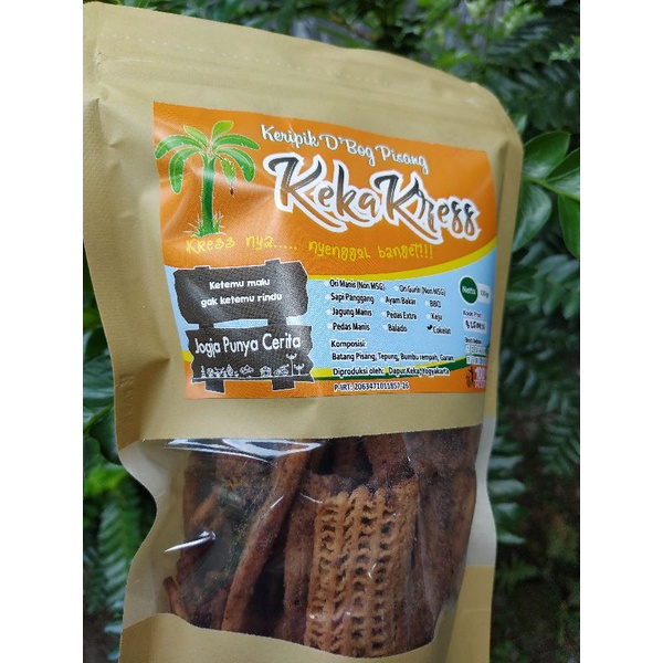 

Keripik Debog pisang 100gr rasa coklat