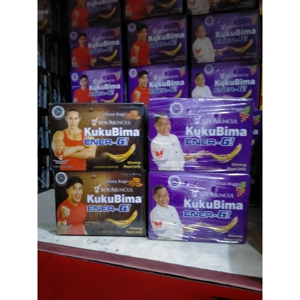 kuku bima energi rasa KOPI, per box kecil.