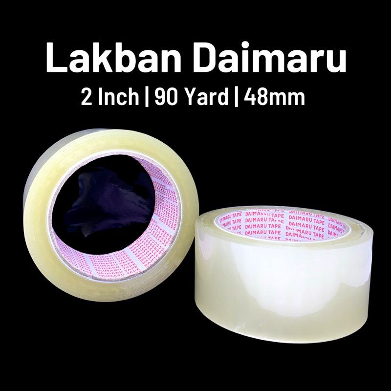 DAIMARU!!! 90 YARD lakban / selotip 2inci