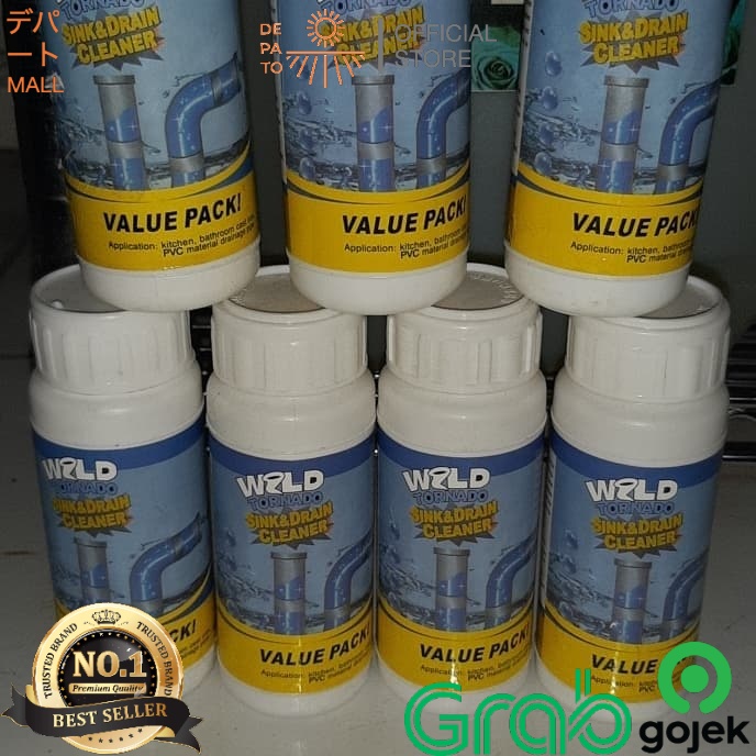 SKIKI91 - PROMO Pembersih Saluran Pipa Wastafel Closet Tersumbat WILD TORNADO ASLI