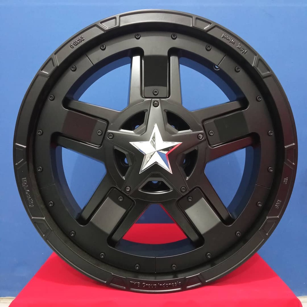 Velg Mobil Offroad Ring 20 HSR RASTA untuk Pajero Sport, Fortuner, Triton, Hilux Double, Mazda BT50,