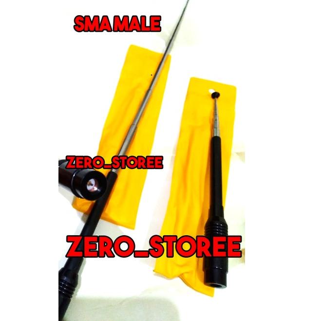 TERBARU ㅱ VHF Antena HT Tarik SMA Male Sma laki Antena yaesu kenwood antenna HT Tarik Panjang Cowok 