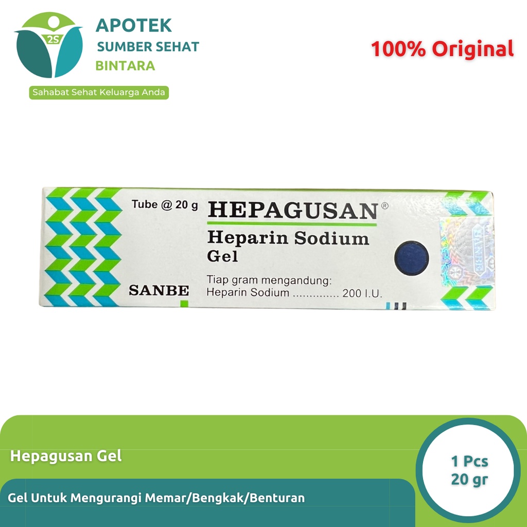 Hepagusan Gel Penghilang Memar Bengkak 20 gr