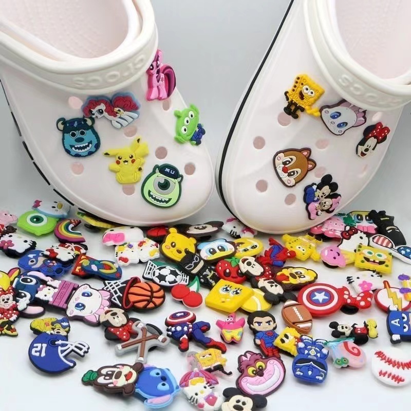 Mainland Pin Sandal Aksesoriss Tempelan Sendal Crocs Lucu Jibbits Character Hiasan Kartun HSN555