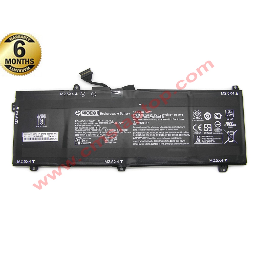 Baterai HP ZBook Studio G3 G4 ZO04XL Original
