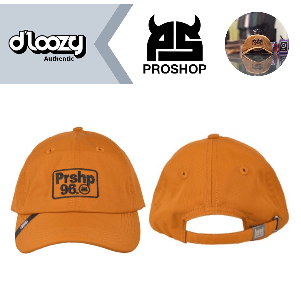 PROSHOP Topi Baseball Polocap Polo Cap Logo Mustard 06