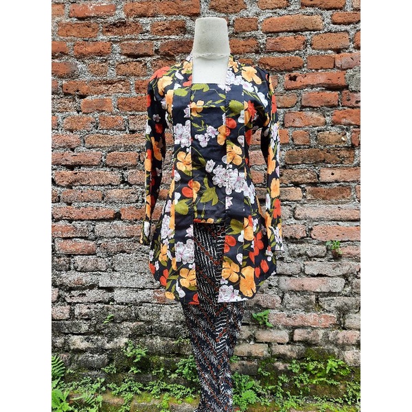 kebaya kutu pendek katun jepang