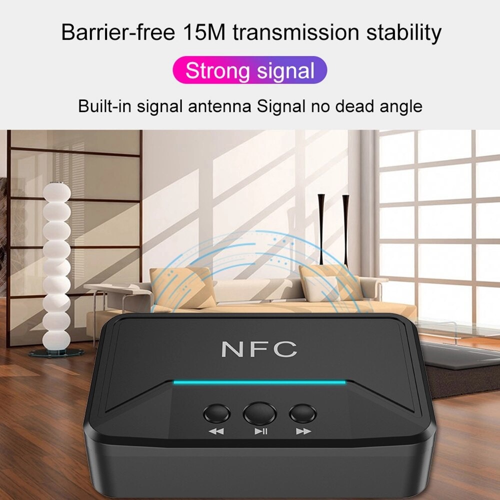 AKN88 - BT200 - Music NFC Desktop Bluetooth 5.0 Wireless Receiver