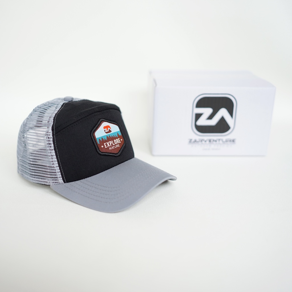 Zarventure Topi Trucker 95 Jaring Kanvas