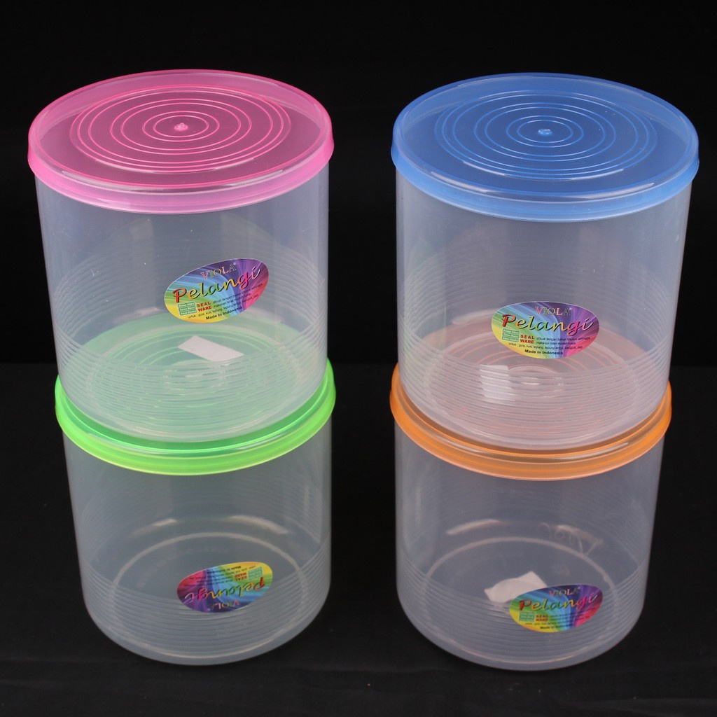 Toples Plastik Viola Toples Pelangi Plastik Toples Plastik