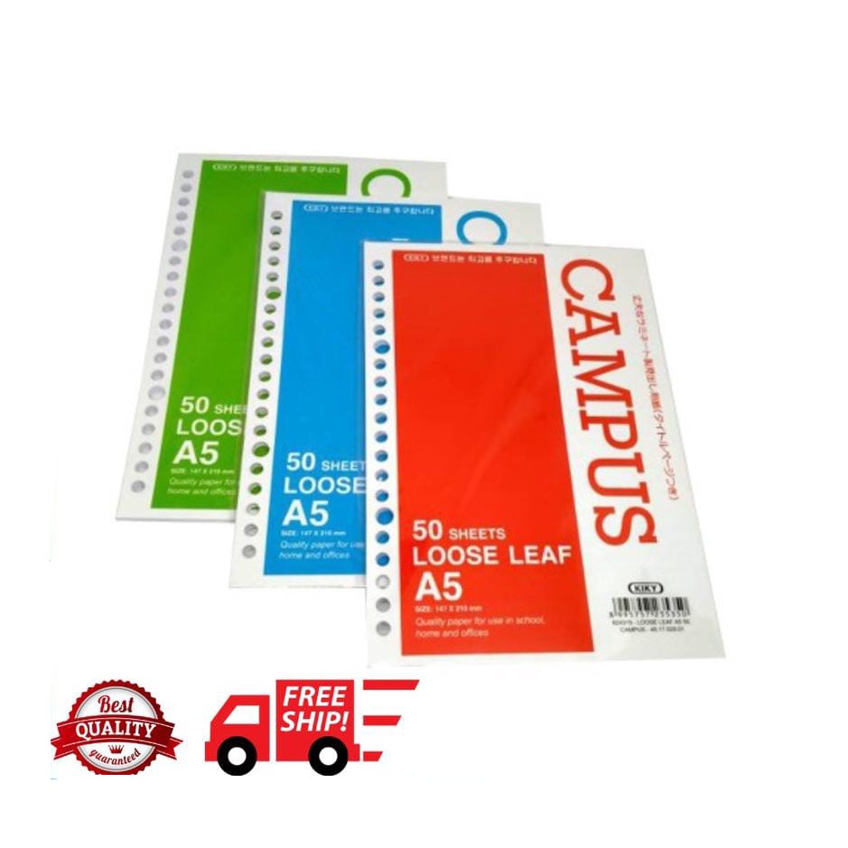

CAMPUS KIKY Loose Leaf A5 50 Lembar