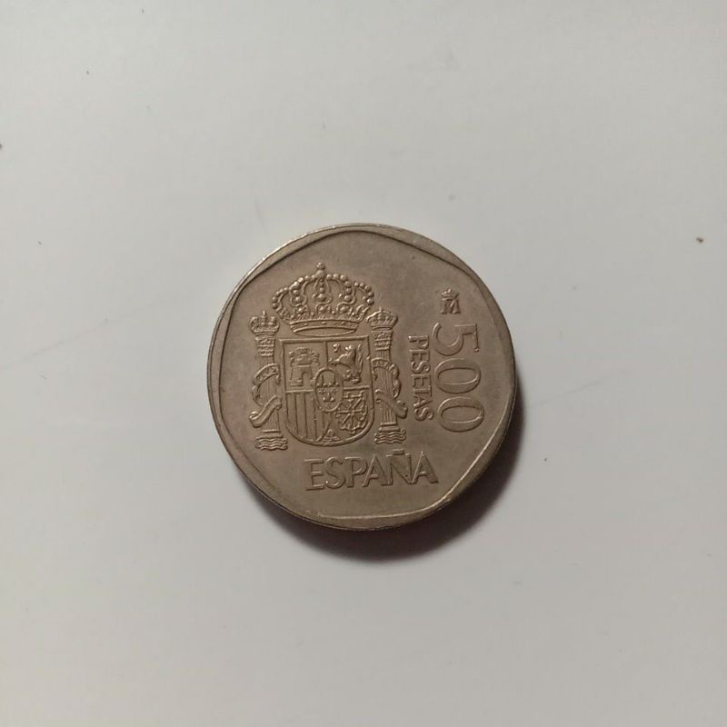 Koin Espana 500 Pesetas 1989