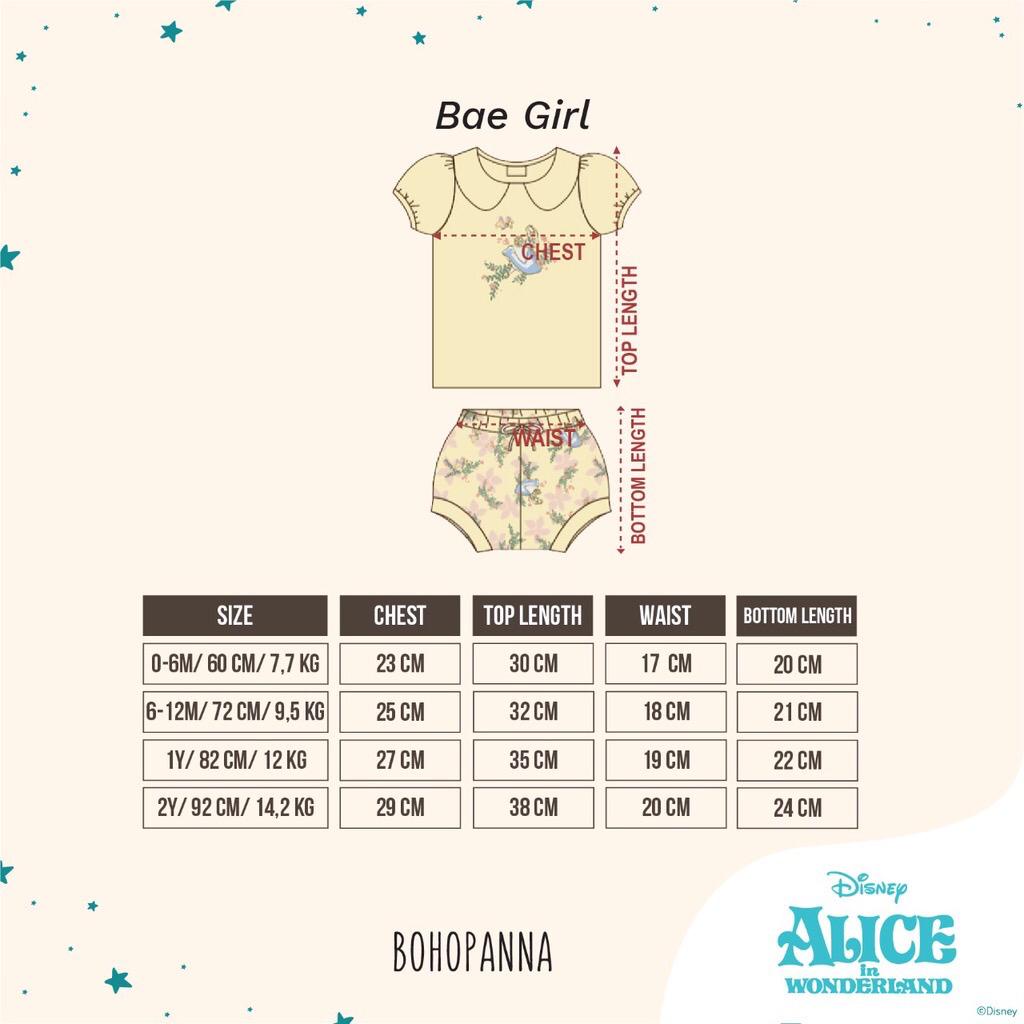 Bohopanna Bae Set Girl x The Overtee Setelan Anak 0-2 Tahun