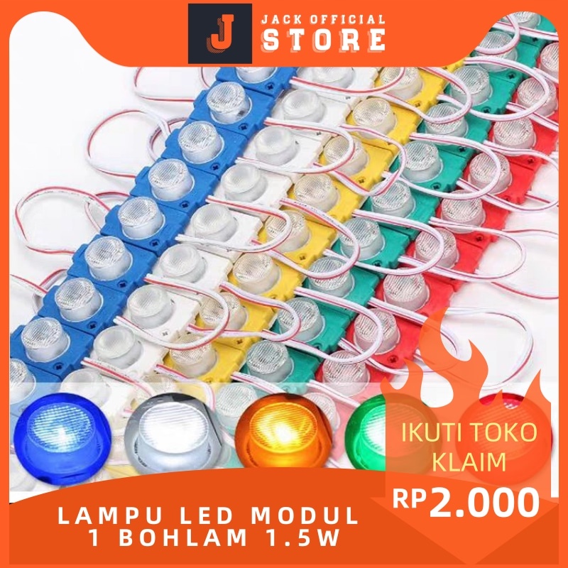 JACKSHOP Lampu LED Module 1 BOHLAM / LED Module Variasi Otomotif 1.5W 24 Volt