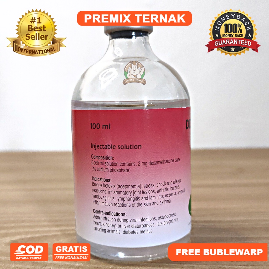 PANTEX DEXAMETHASONE 100 ml - Obat Anti Inflamasi Ternak Pantex Holland Dexamethason - Dexa 100 ml - Obat sapi - Obat kambing - Mirip Glucortin