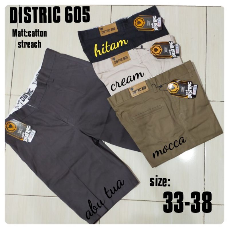 Celana Pendek Chino Pria Kain Dewasa Distro Santai Casual Premium