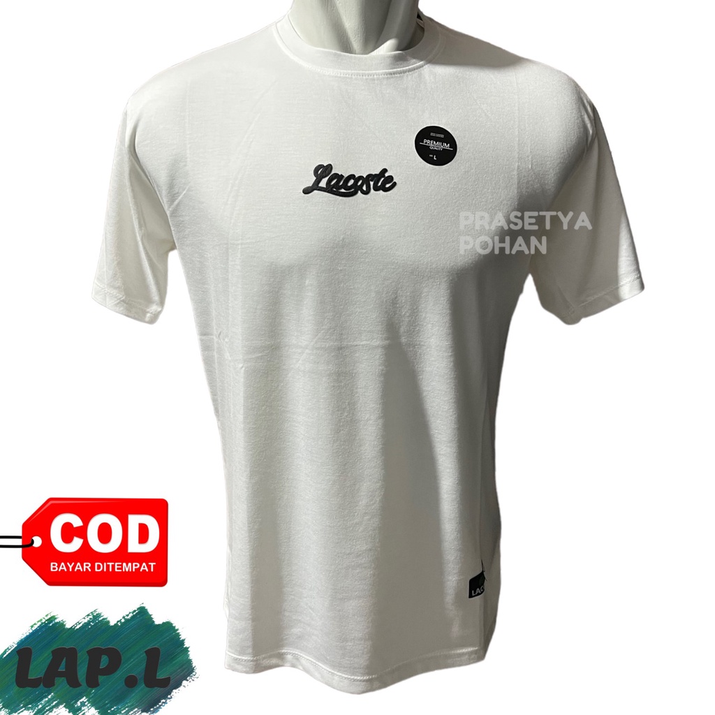 Men's T Shirts Cotton Combed - Kaos Pria Berbahan Katun RED