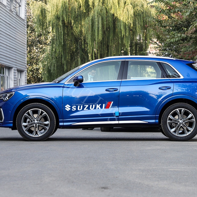 Suzuki 2Pcs Body Mobil Pintu Samping Anti Air Stiker Penutup Lecet Untuk Swift XL7 SX4 Jimny Vitara ERTIGA Splash Katana