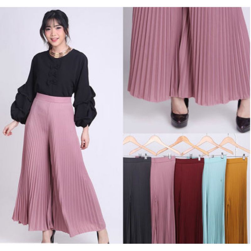 CELANA KULOT PLISKET / CELANA PLISKET