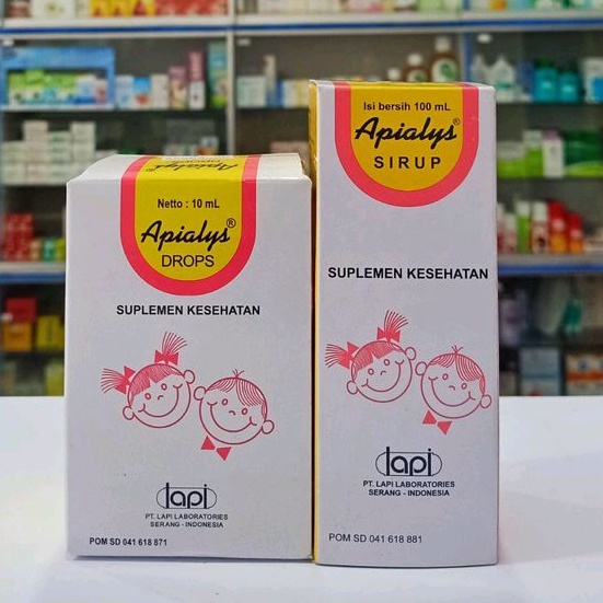 Apialys Drop Bayi Anak Dewasa Sirup Vitamin Penambah Nafsu Makan