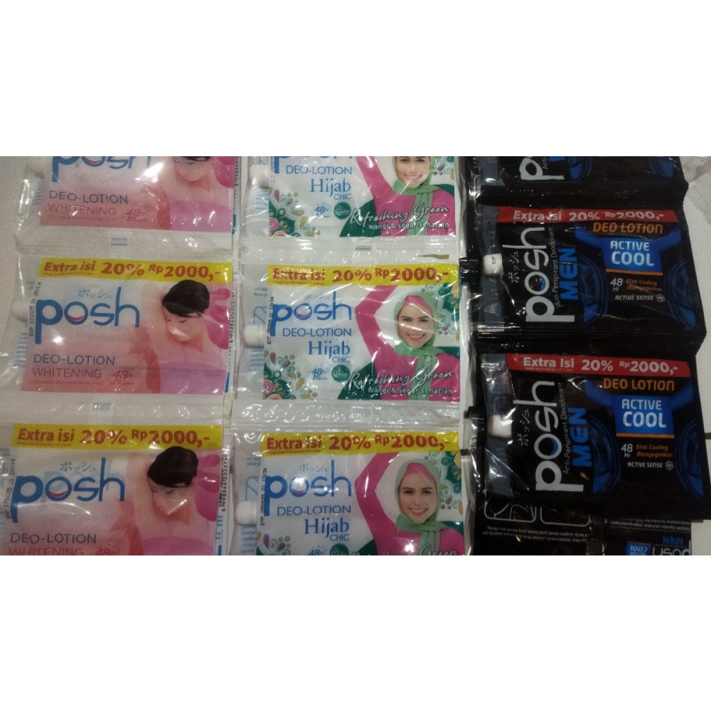 POSH DEO LOTION SACHET I Deodorant I Dapat 3 Sachet