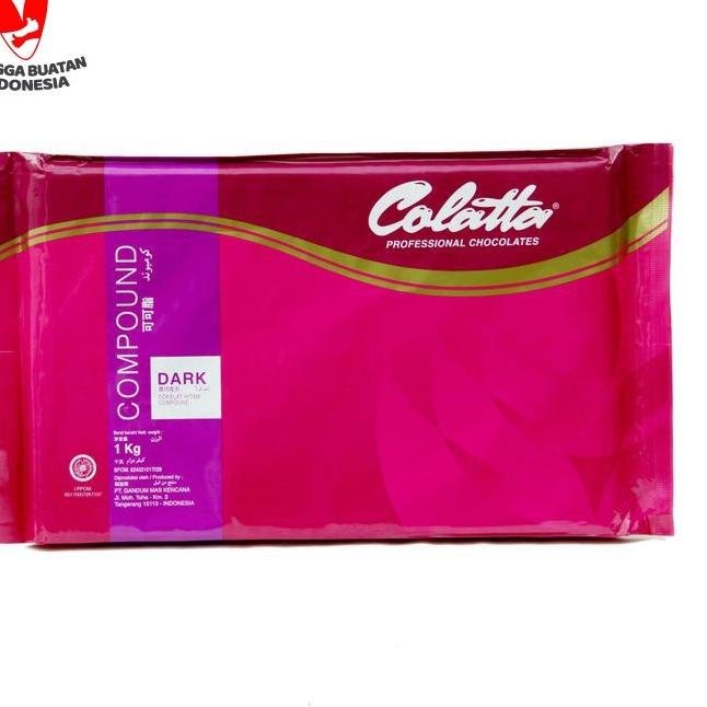 

TERMURAH Cokelat Batang - Colatta Dark Chocolate Compound 1kg