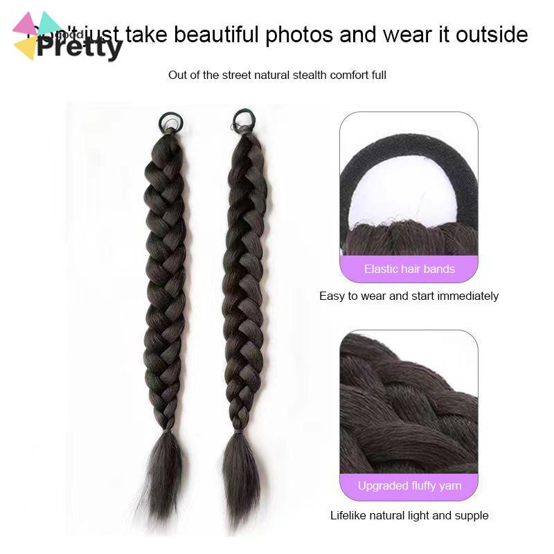 Wig Rambut Palsu Synthetic Braids Colorful Korea Fashion Gaya Untuk Wanita - PD