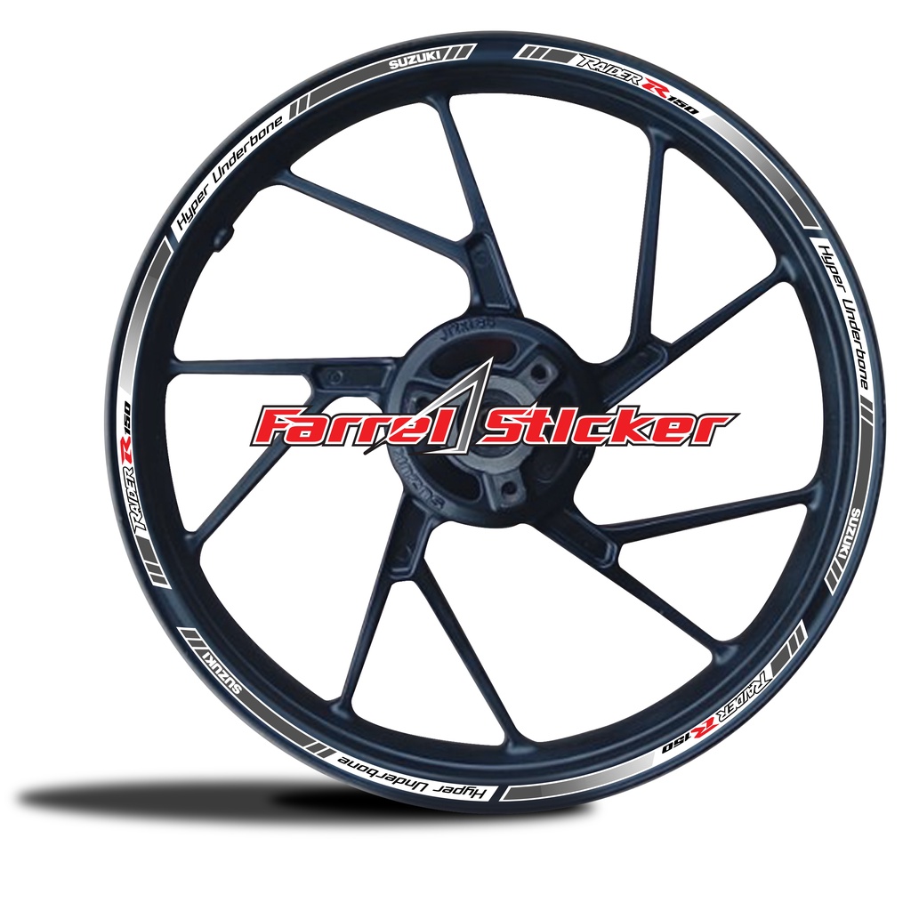 STICKER RIM VELG RAIDER STIKER VELK SUZUKI SATRIA FU 150