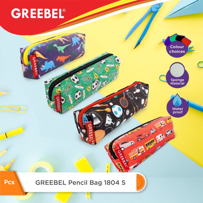

Tempat Pensil Greebel Pencil Bag / Kotak Pensil 1804 S