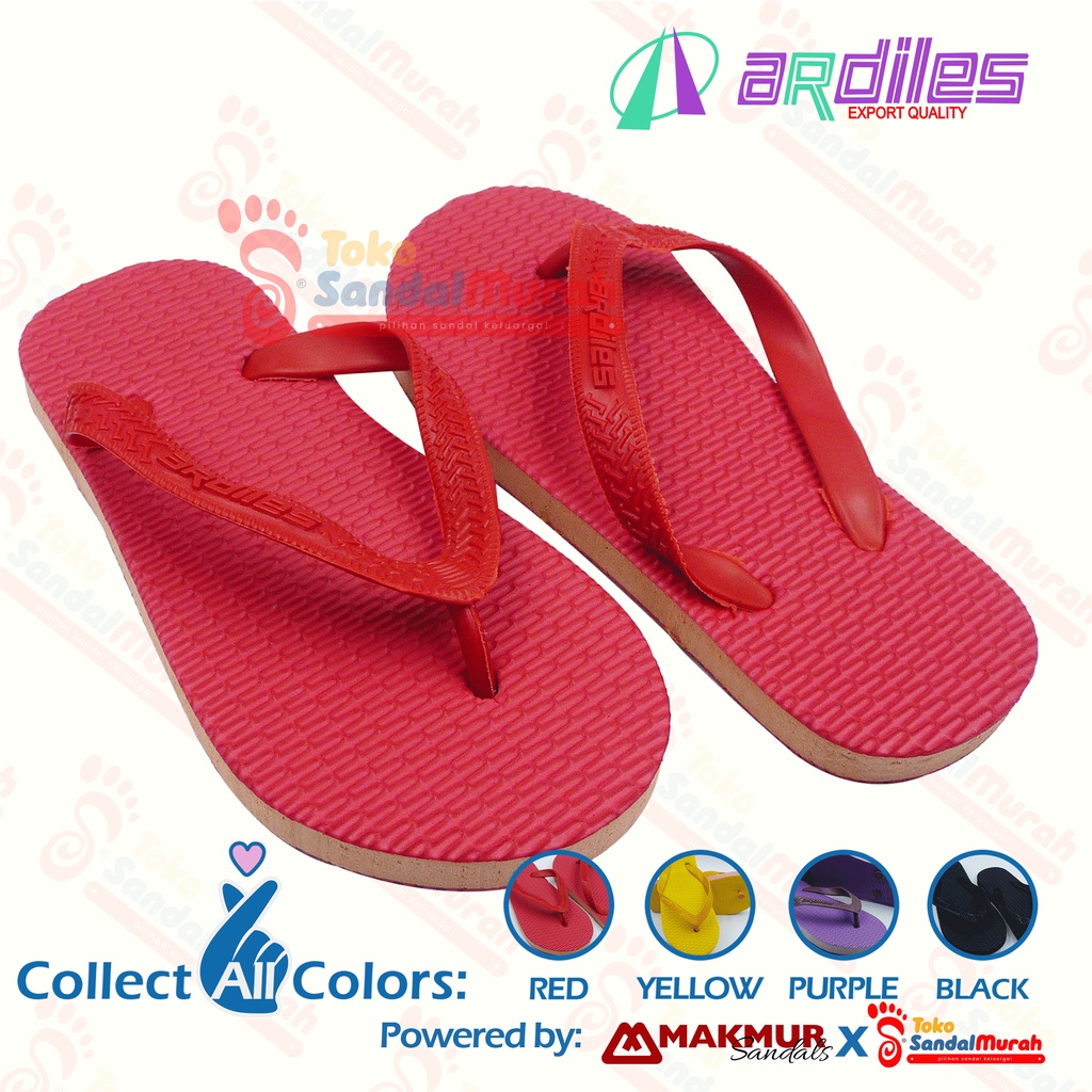 Toko Sendal Murah - Sandal Jepit Karet / Sandal Anak Perempuan Laki - Laki / Sandal Anak Ukuran Tanggung Warna [Toko Sendal Murah Kids 04 Ardiles 705]