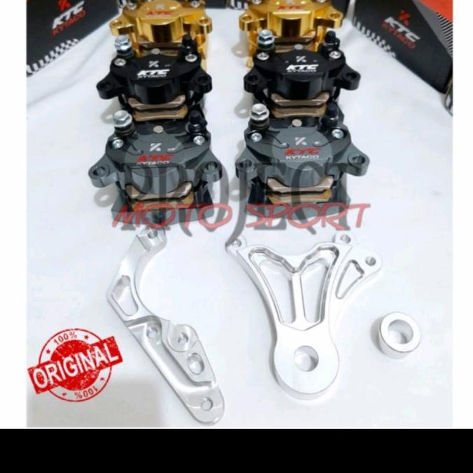 Paketan Kaliper rem Depan Belakang KTC KYTACO Kawasaki Ninja 150 R RR