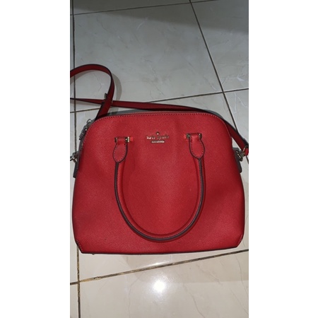 ❗️PRELOVED SLINGBAG KATE SPADE RED ORIGINAL❗️