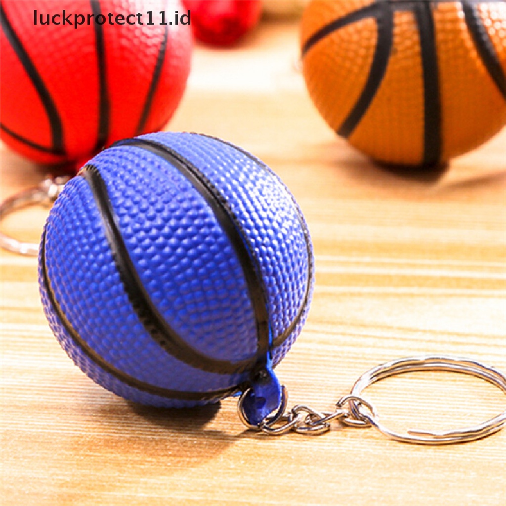 /Fashion Hot//// Gantungan Kunci Basket Lucu Bola Keyring Gantungan Kunci Perhiasan Hadiah Kreatif Random.