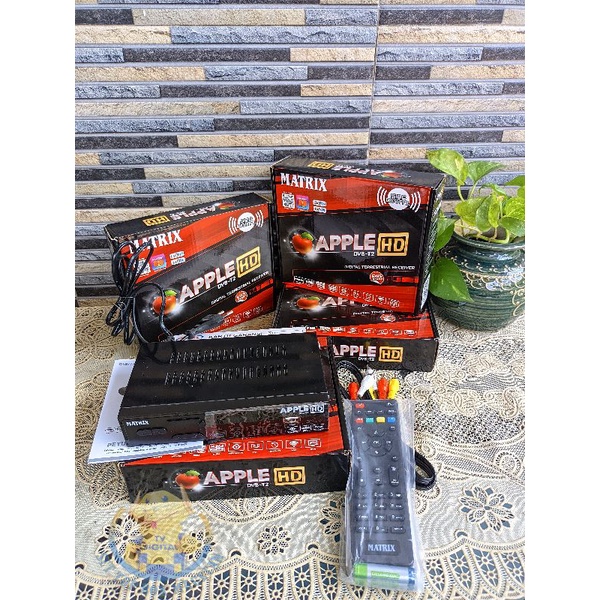 Ready Stok....!!! Set Top Box Matrix Apple Merah, STB Matrix Apple, Set Top Box Apple