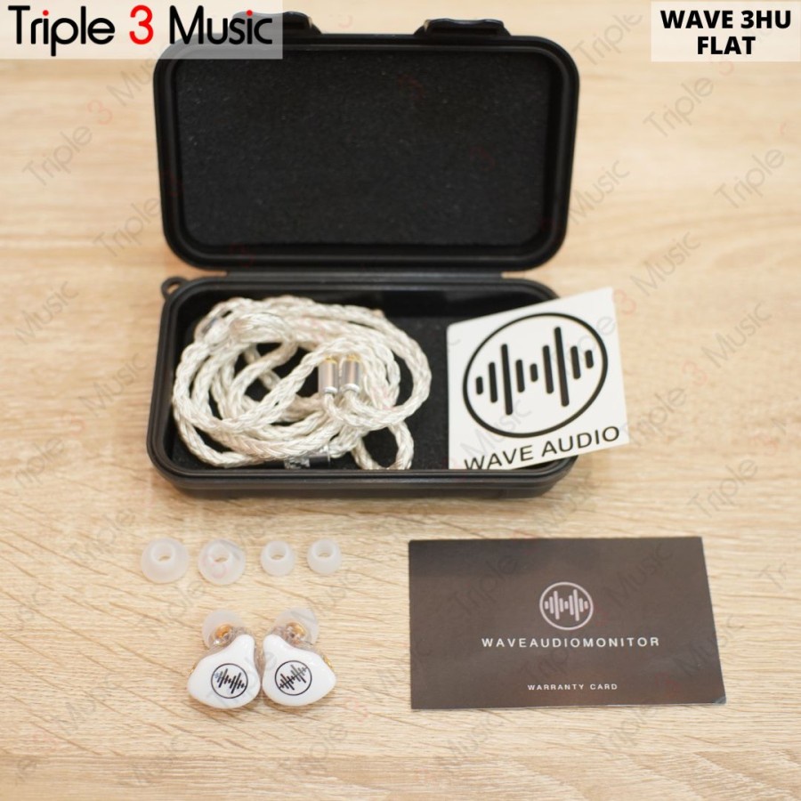 WAVE3HU wave 3HU IEM Flat Edition in ear monitor panggung triple drivr