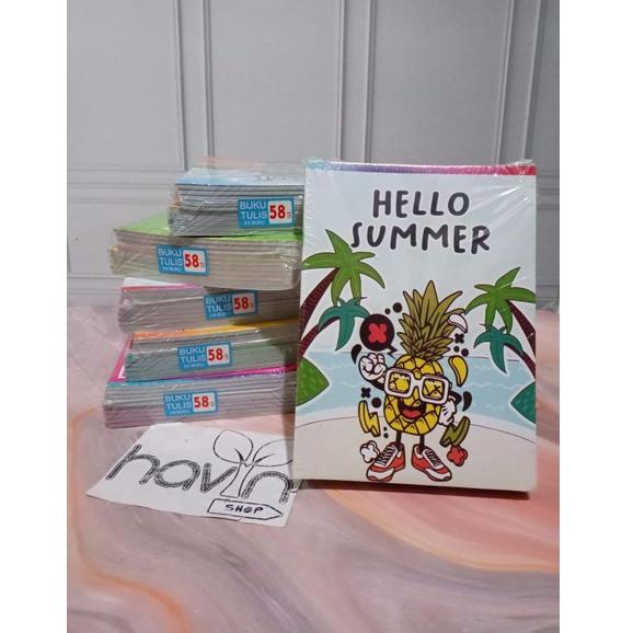 

[KODE PRODUK DDS078166] (10pc) buku tulis isi 58 lembar/buku murah/buku tulis