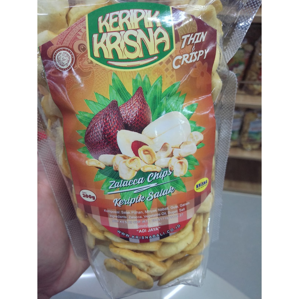 KERIPIK SALAK KRISNA 200GR ASLI KHAS BALI HALAL