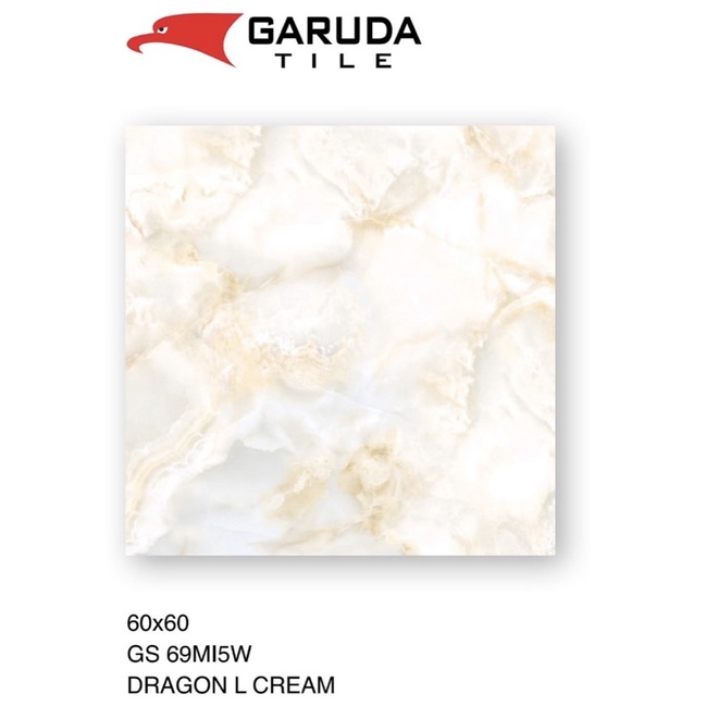 GRANITE LANTAI 60x60 DRAGON L CREAM / GARUDA