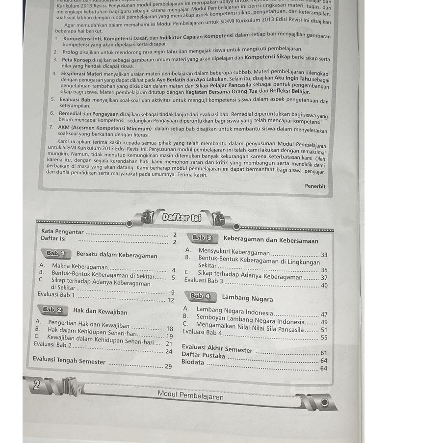 ㆈ LKS PKN PPKN SD/ MI KELAS 1 2 3 4 5 6 SEMESTER 2 2023 BARU | Eksis ♟