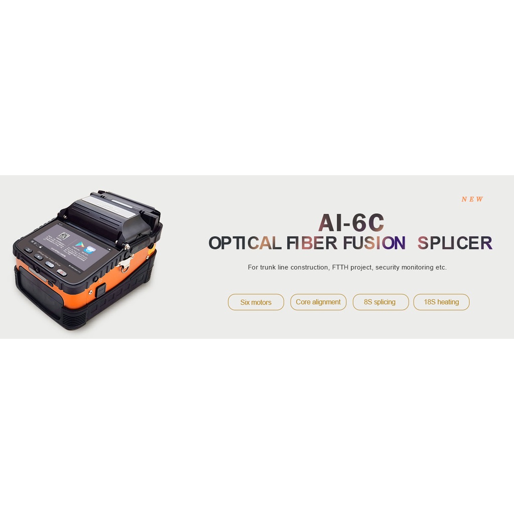 Splicer Signal Fire AI-6A dan AI-6C+ ORIGINAL Fiber Optik